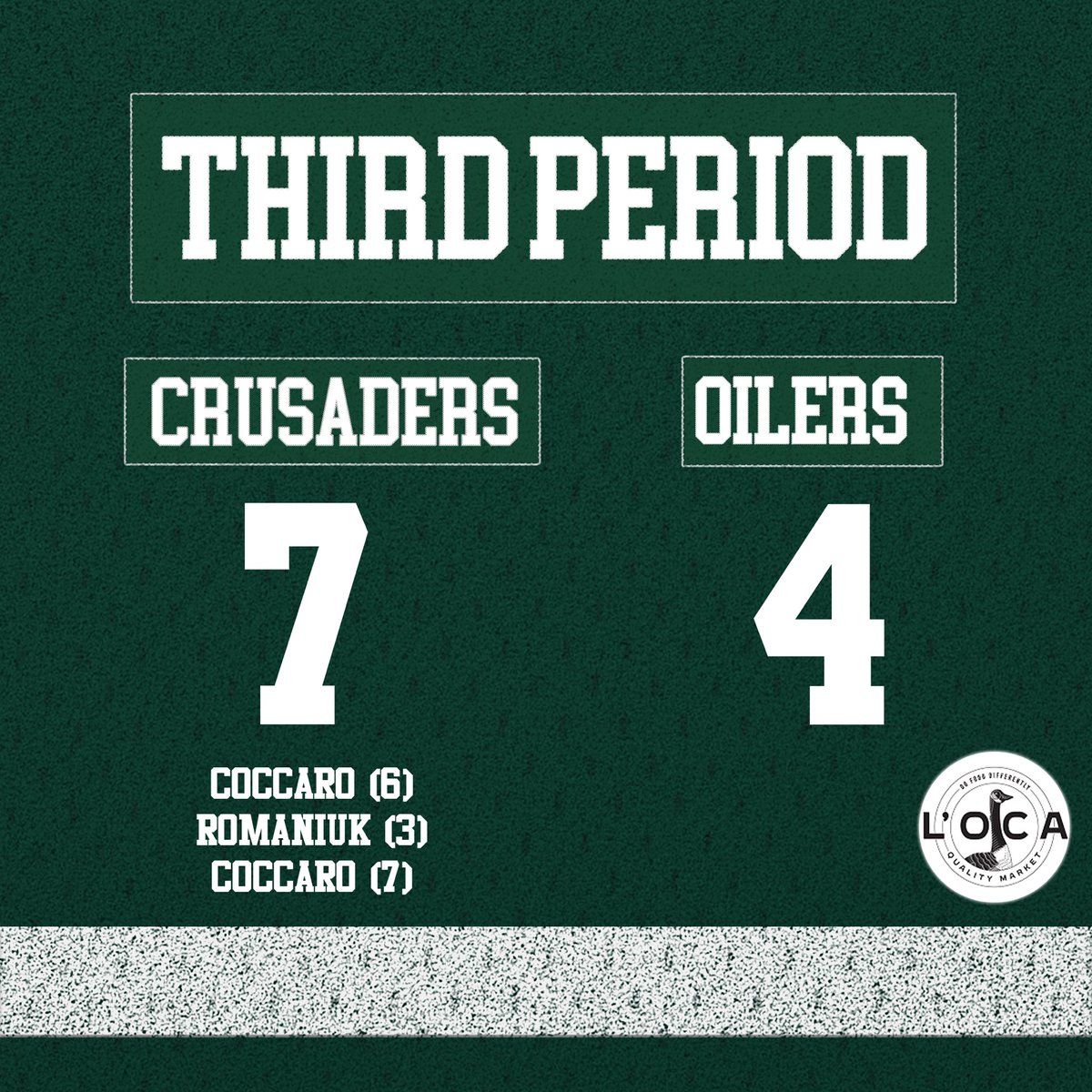 SPcrusaders's tweet photo. The losing streak is over!

Shots: 40-19 https://t.co/BD9SbIOamP