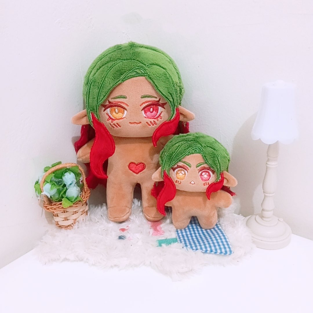 Custom plushie doll 
Size 20cm and 10cm
For <a href="/moeretzev/">cee</a> 

Thank you for order💕

#cutiefactory_catalog #Commission