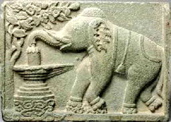 800 Year Old Sculpture of Elephant Worshipping Lord Shiva In Quanzhou, China