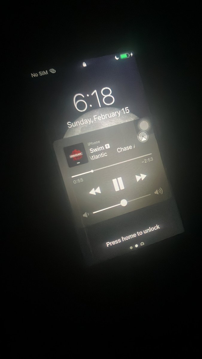it might be the molly but istg music sound better on this old ass phone