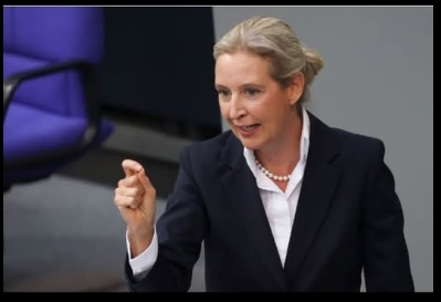 nfin...LA VERITE....
ALICE WEIDEL À ZELENSKY.
Alice Weidel a déclaré publiquement depuis la tribune du Parlement :
Weidel : « Zelensky, vous êtes un clown pathétique et un mendiant. Comment osez-vous encore exiger quoi que ce soit ?! Exiger quoi que ce soit de nous, Allemands,