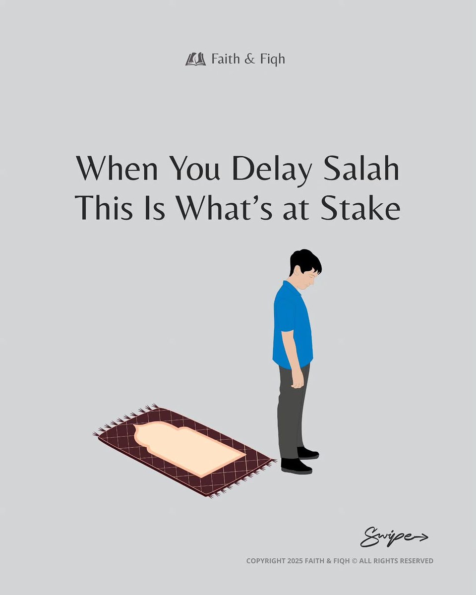 This is WHT Happens When you Delay Salah...

THREAD