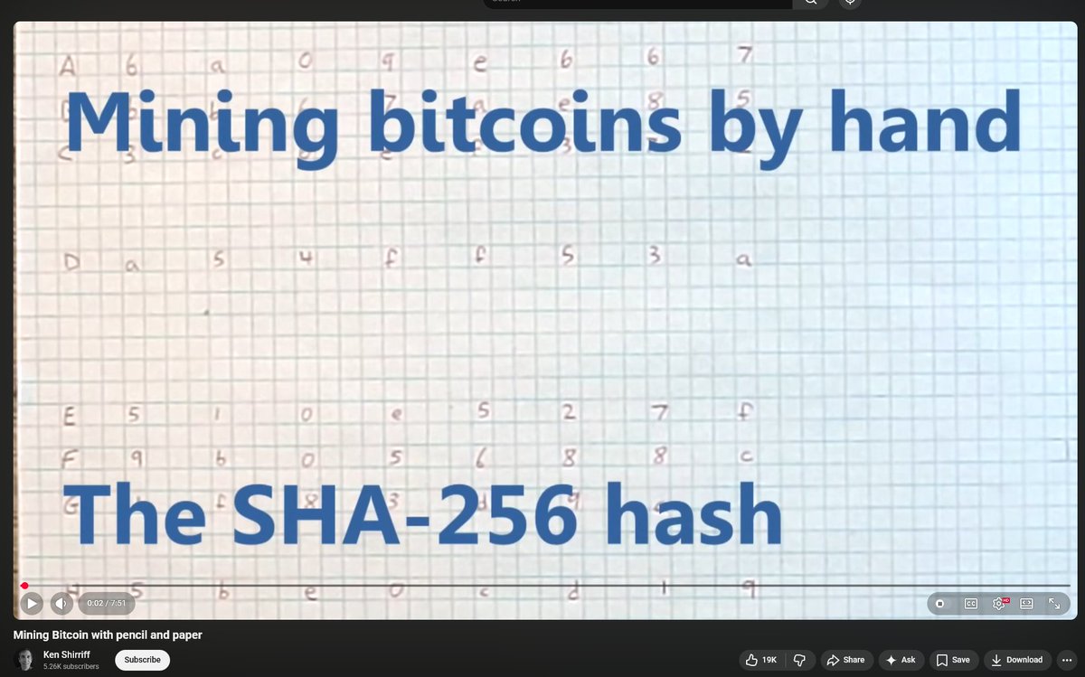 amazingdev02's tweet image. This guy MINED A BITCOIN BLOCK WITH A PEN AND PAPER???

This is actually the #1 quant in the WORLD

He has a github where he can claim fees too, insane narrative

youtube.com/watch?v=y3dqhi…