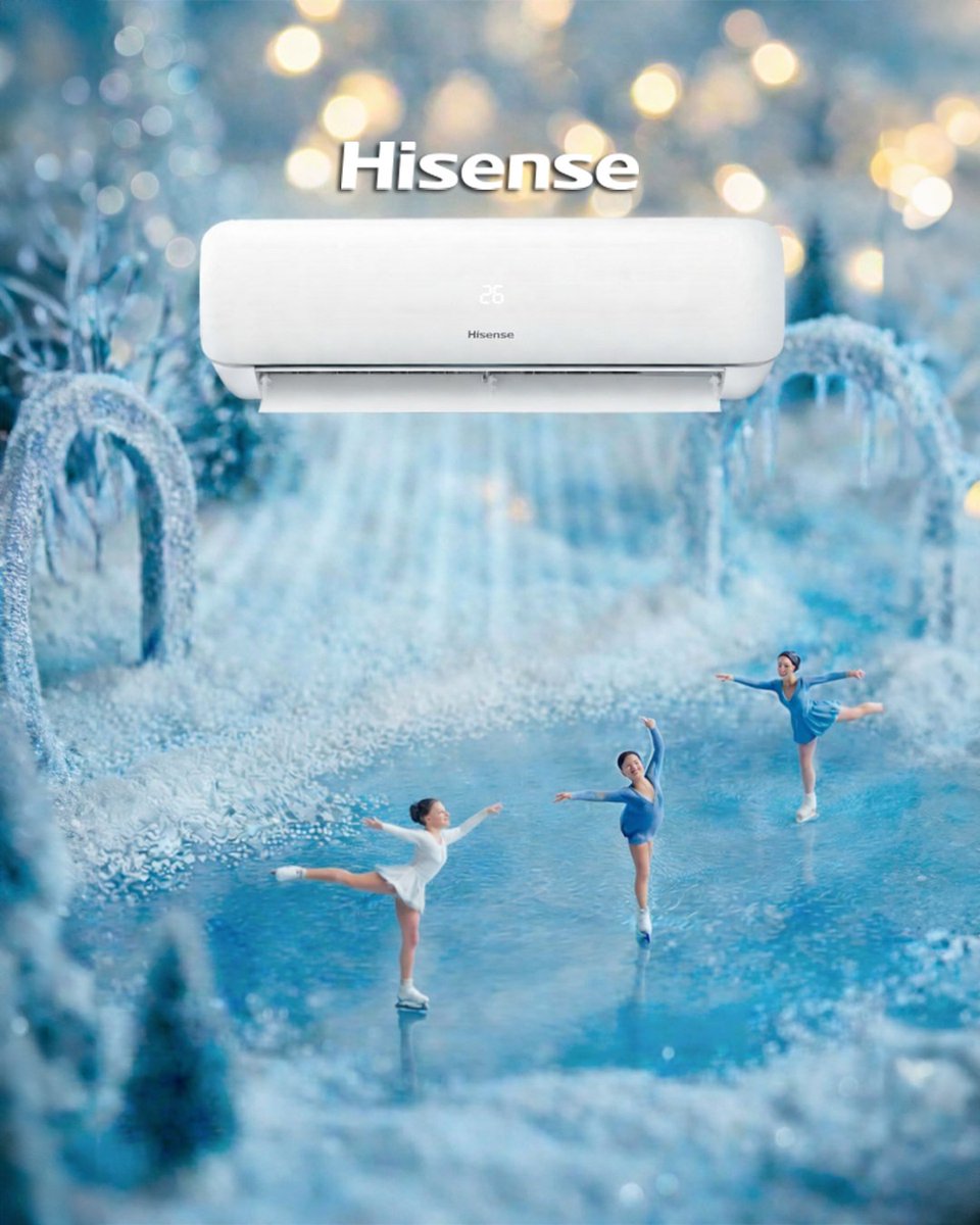 Precision you can feel.
Cooling so smooth, every move stays effortless.
Because comfort, like performance, is all about control.

#Hisense #ForEveryBigMoment  #WinterSports #OlympicVibes #ChasingGold #FrozenMoments #PeakPerformance