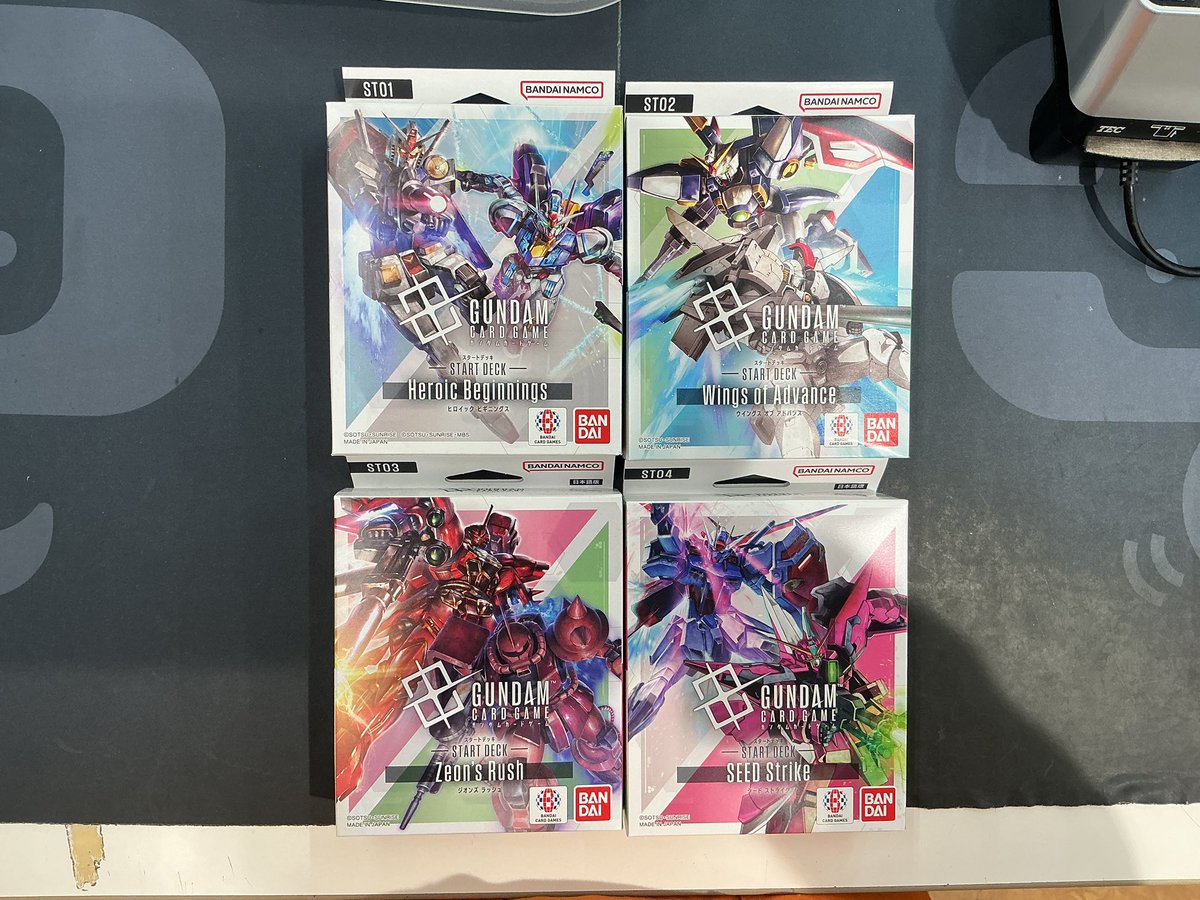 ガンダムカードゲーム 販売情報】 ガンダムカード ✨スタートデッキ