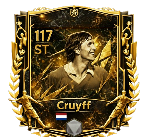 uknowZEXLY's tweet photo. 117 OVR CAPPED LEGEND CRUYFF 👑🔥
If this drops… is he the best ST in FC Mobile?
#FCMobile #CappedLegend #Cruyff #CardConcept #ZEXY
@purefootball_x https://t.co/DcnrY8HIPA