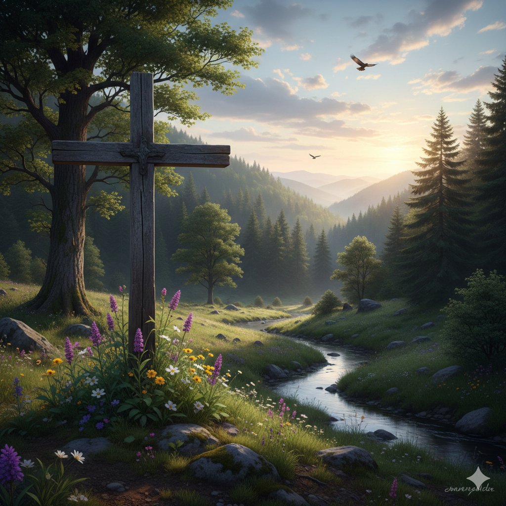 The cross reminds us that there's no true love without suffering, there's no gift of life without pain as well.
Spread love, however you can.

Happy Sunday X fam.