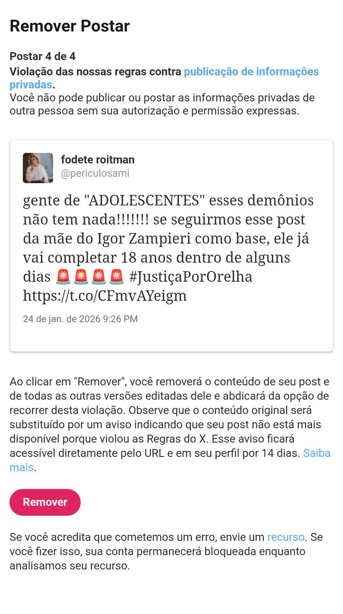 periculosami's tweet photo. parece que geral acordou com a mesma notificação hoje né? mas não vão nos calar 

#BRAZILFORORELHA https://t.co/NAIEkYrIJx