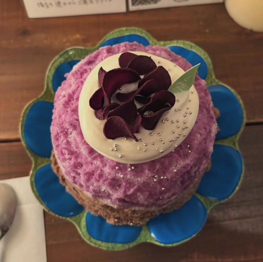 【紫芋とソルティショコラ】

#Cafe202
#202ご褒美氷
#バレンタイン氷