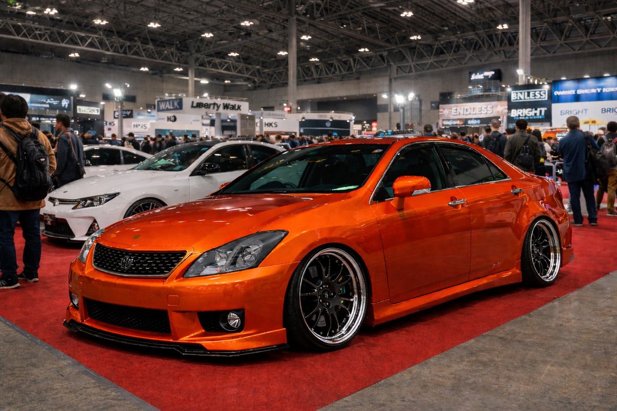 Taka10290122's tweet image. さて、クラウンをどうしてやるか🤔
久しぶりに車熱も上がってきた！
理想の形は決まったからここから足回りと色を決めたら完璧かな😍
チャットGPTってすごいね！
何でもやってくれるわ笑

#200系クラウン
#vipcar
#vipstyle
#イベント仕様