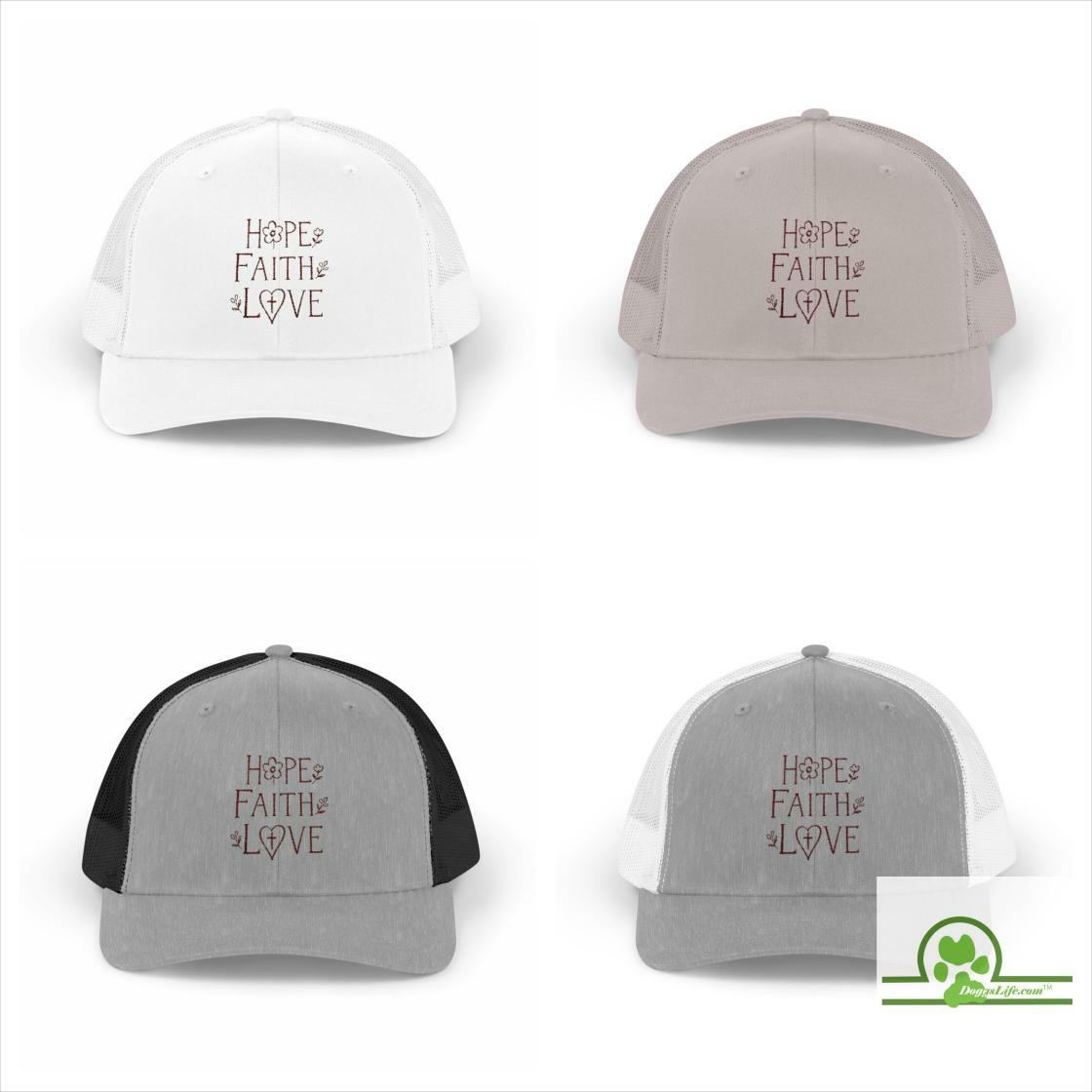 doggslife's tweet image. In stock. Going soon. Hope Faith Love Snapback | Floral Script Trucker Hat only at $38.07.. 
Doggslife.com/listing/445726…
#TruckerCap #SnapbackHat