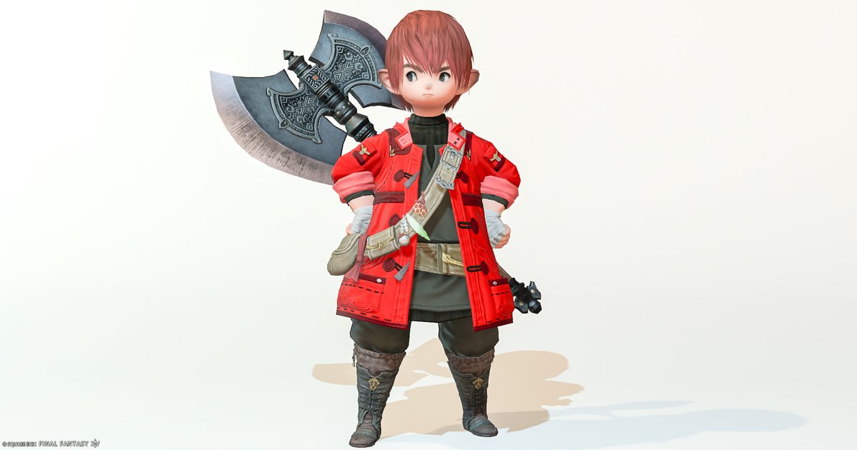 ギャザラー装備を染色しただけの雑なシュタルクミラプリ