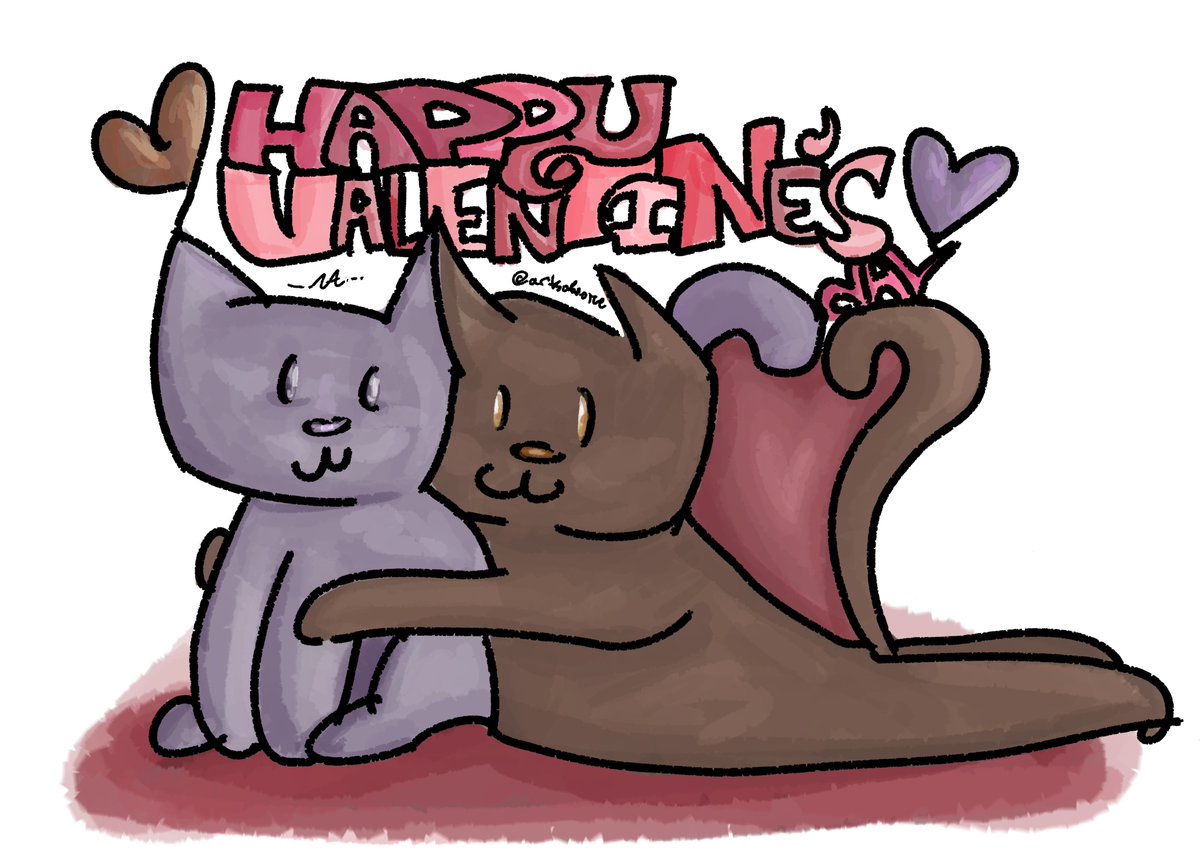 artsofvoice's tweet photo. lil valentine's doodle🩷
#ValentinesDay2026 #cats https://t.co/Ri2vyQzgI2