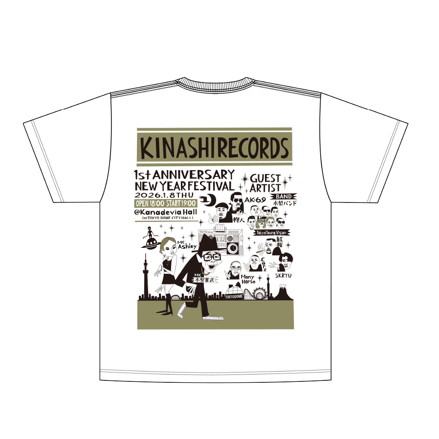 新入荷】 『木梨レコード1周年！新春初売りFES』の会場で販売された