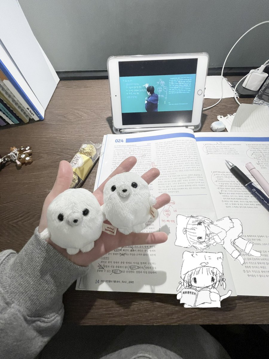 똥    그란 물개를 어디에나 데려가는       병이잇음