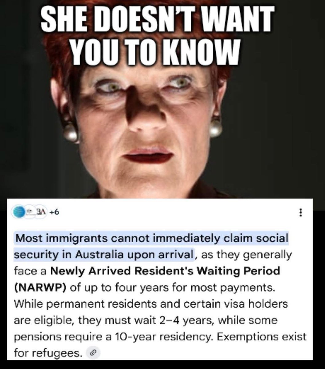 Pauline Hanson is just misinformation.         #Auspol2026