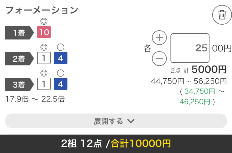 京都10レース