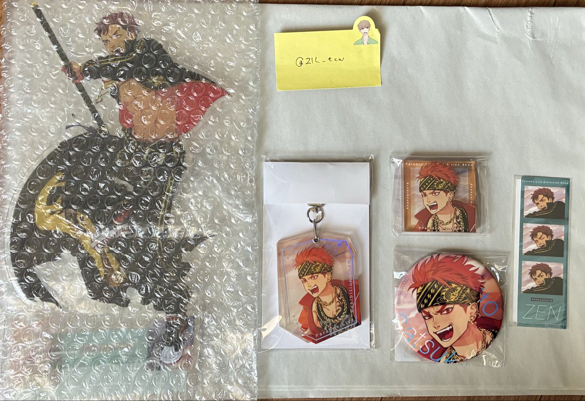 ZIL_tcw's tweet photo. 【交換/譲渡】Paradox Live パラライ Gくじ Exhibition Show
譲
S賞 善
B賞 紗月
C賞 紗月
D賞 紗月
WC 善

求
北斎、リュウ
WCのみ紗月、リュウ
または定価(WCは300円)+送料
※S賞の譲渡は一旦考えていません。

郵送または横浜、都内での手渡し可
お気軽にお声掛けください！ https://t.co/CB85WZ2qIn