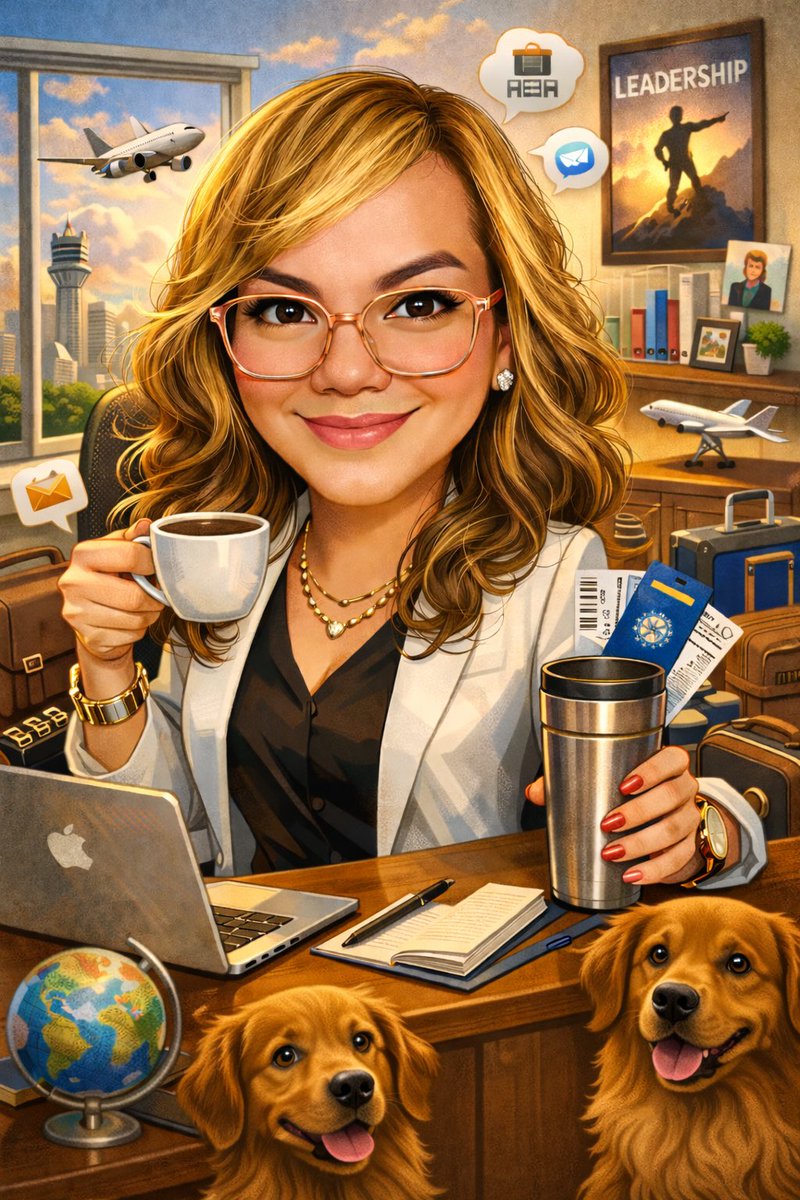 Vinsyyyy's tweet photo. ChatGPT: "Create a caricature of me and my life based on everything you know about me." 

Result: 💁🏼‍♀️

#ChatGPT #Caricature https://t.co/i6ZgzC9yUn
