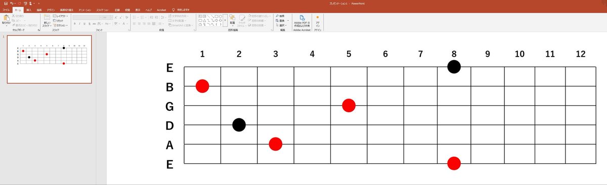tsk_effector's tweet photo. パワポでやると罫線上に丸とか文字が置けていいらしい。 https://t.co/qYv9VYBlgX