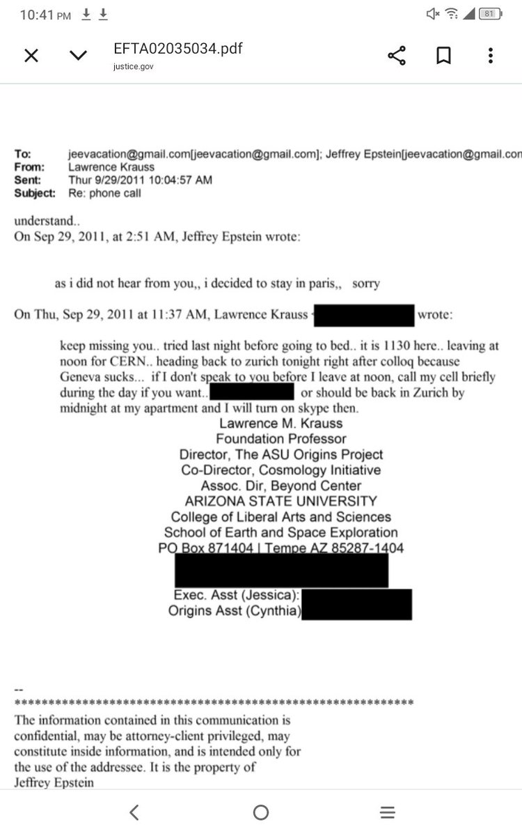 <a href="/SaintOcellos/">Utah Saint</a> <a href="/FBIDirectorKash/">FBI Director Kash Patel</a> ASU and CERN make the Epstein Files, I'm breaking it first to you.