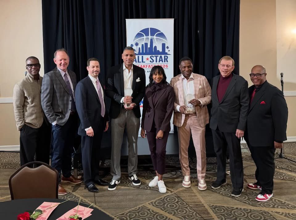 ProspeakGroup's tweet image. #HONORED to have my company Prospeak be the PRESENTING SPONSOR for the #NBA #AllStar Breakfast with @athletesinaction! 
Phenomenal program featuring Allan Houston @CoachAvery6 &amp;amp; @Chris_Broussard 

#Blessed
#Grateful
#Theplayerspastor