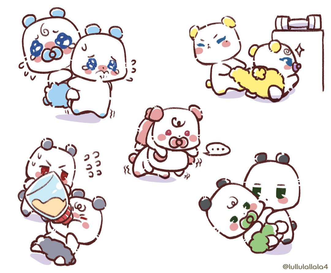 베이비믐인형이 원래믐인형보다
크다고 해서 그려본
#PLAVE #플레이브