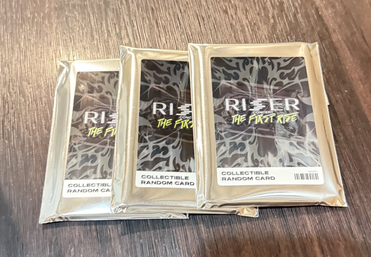 WTS Random card opened แกะแล้ว

ซองละ 200 บาท

Dm มาได้เลยนะคะ

#RISERCONCERT #ตลาดนัดgmmtv #RISERCONCERTD3