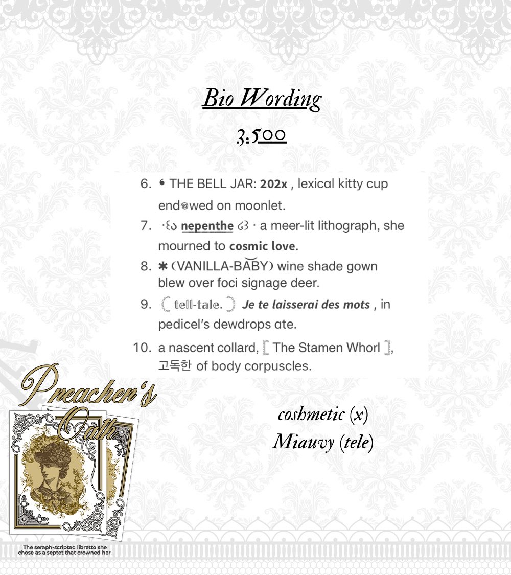 help retweet? thx yaah!

wording bio 3.500! ayoo jajan 🐇

t.me/Miauvy hubungi aku disanaa!

#zonauang