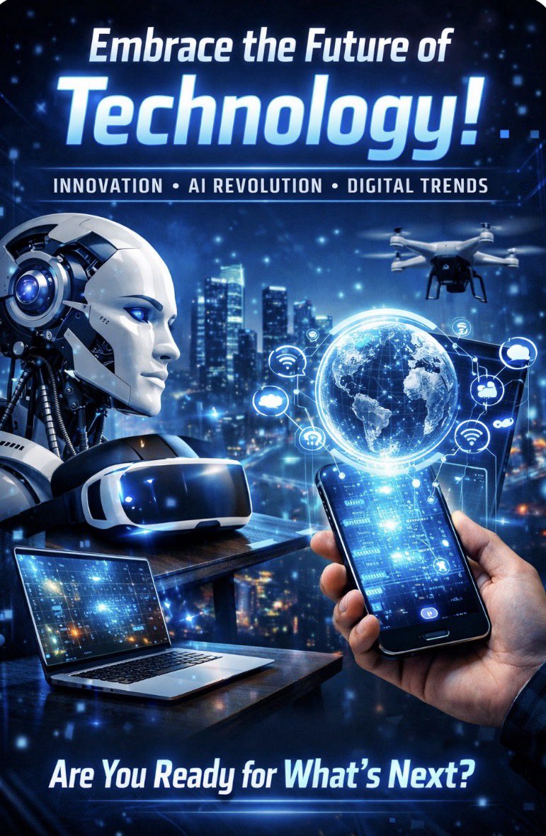 TechOnma4t's tweet photo. 🚀 The future is powered by innovation. From AI 🤖 to VR 🥽 and smart devices 📱, technology is transforming how we live, work, and connect. The digital revolution isn’t coming—it’s already here. 

#BSTEC195
@oalkhalili https://t.co/llKxIptwgr