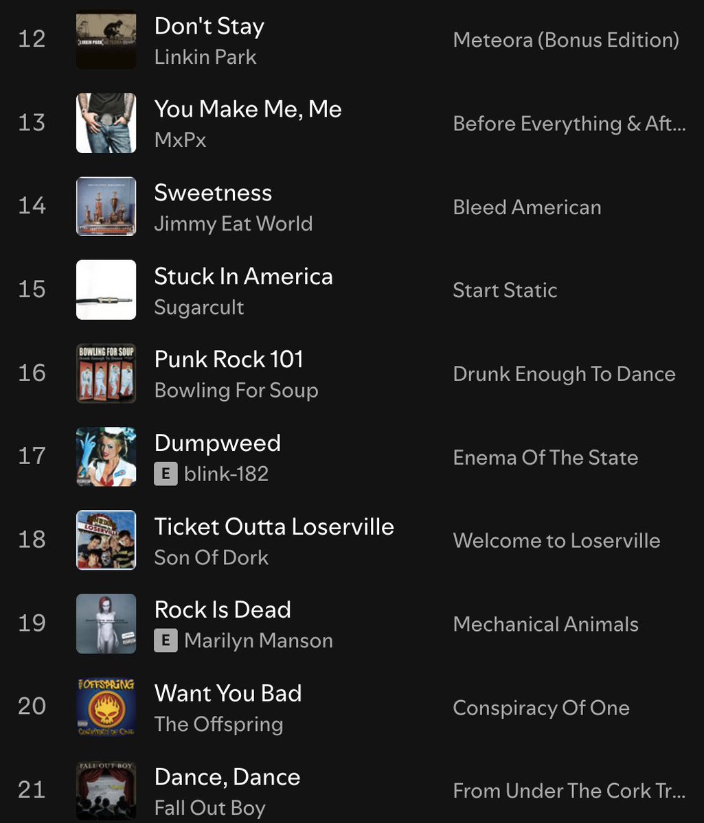 全曲流れてたかちゃんと確認できてないですが、スタッフさんに渡した曲たちはこちらです