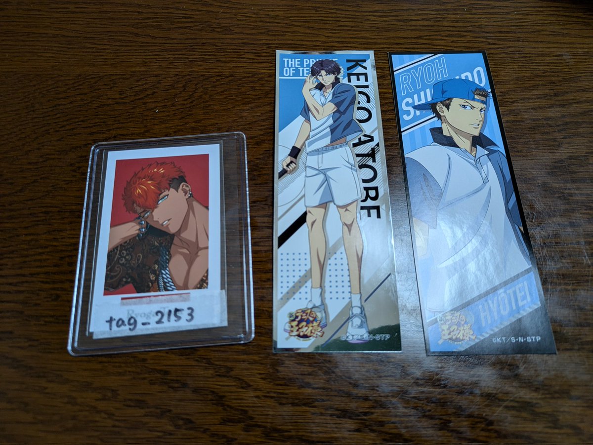 tag_2153's tweet photo. 【交換】テニプリ テニスの王子様  新テニスの王子様 ロンステ ロングステッカー

譲→跡部、宍戸

求→同種不二、幸村、金太郎 又は異種千石

郵送による交換です。 https://t.co/vjSkQyyBzV
