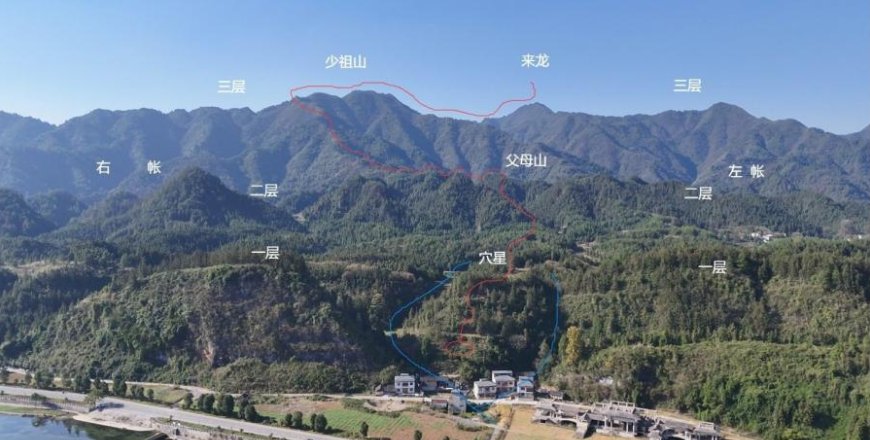 kyt1248's tweet photo. 工字行龙，官帽朝对 龙法：亥龙束咽，立乾山巽向兼戌辰。 山法：丁、艮、寅、乙、巽、巳、丙峰。水法：来水午，去水卯字口。来龙生动，下脉曲折，剥换干净，贵人贴身护卫，明堂融聚，贵器林立。 https://t.co/7cjUuw35N3