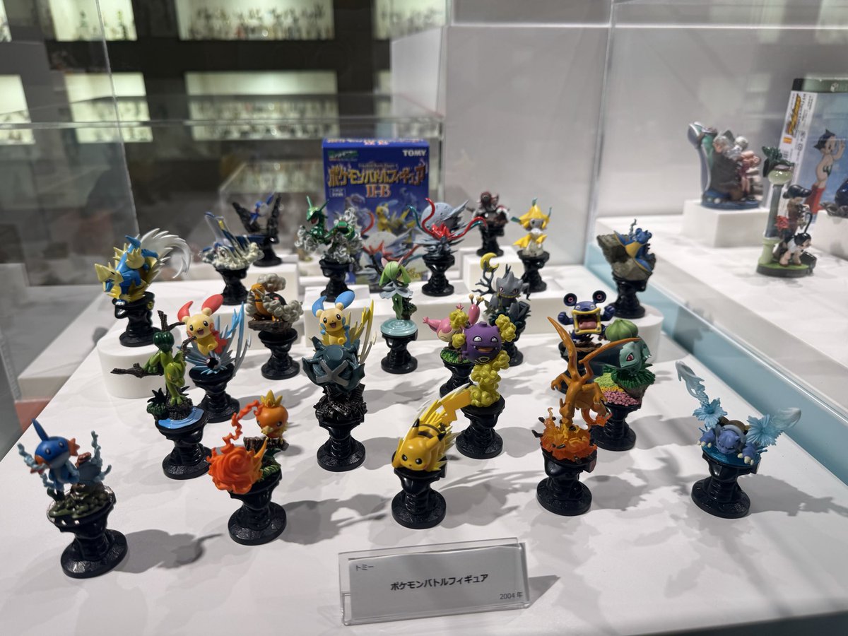 初めて海洋堂ミュージアム行ったんだけど、昔買いまくってたポケモンの