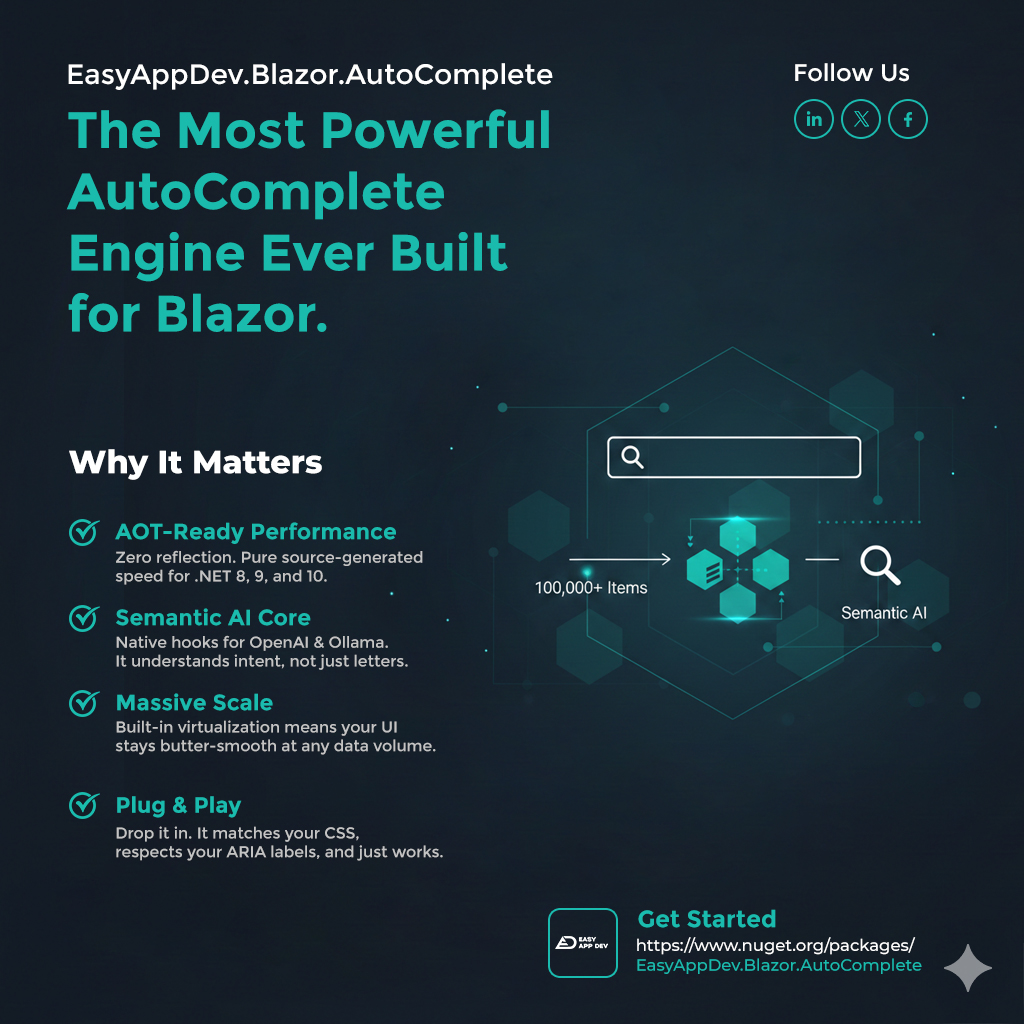 ahmednur_twitte's tweet photo. Blazor Developers: Lucide Icons Are Now Available as a NuGet Package
https://t.co/ZgyfrUBkaZ
https://t.co/trcQScAvMi
#Blazor #DotNet #NuGet #CSharp #LucideIcons #OpenSource #WebDevelopment #UIComponents #DeveloperTools https://t.co/HaePXHJqOK