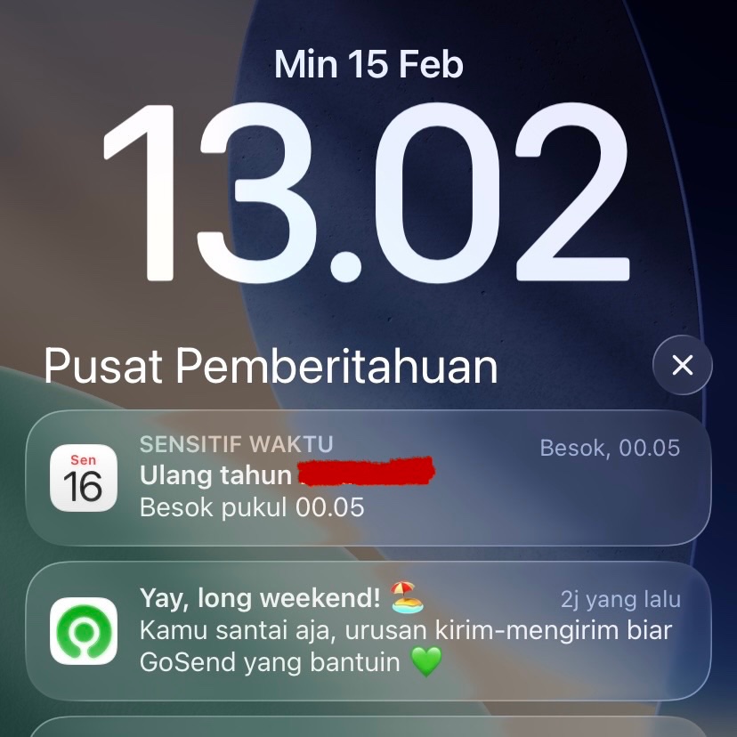 zainalmultazam's tweet photo. Selamat ulang tahun. Maaf gak bisa ngasih hadiah. Tapi aku harap kamu happy 🎉 https://t.co/THuXntdylt