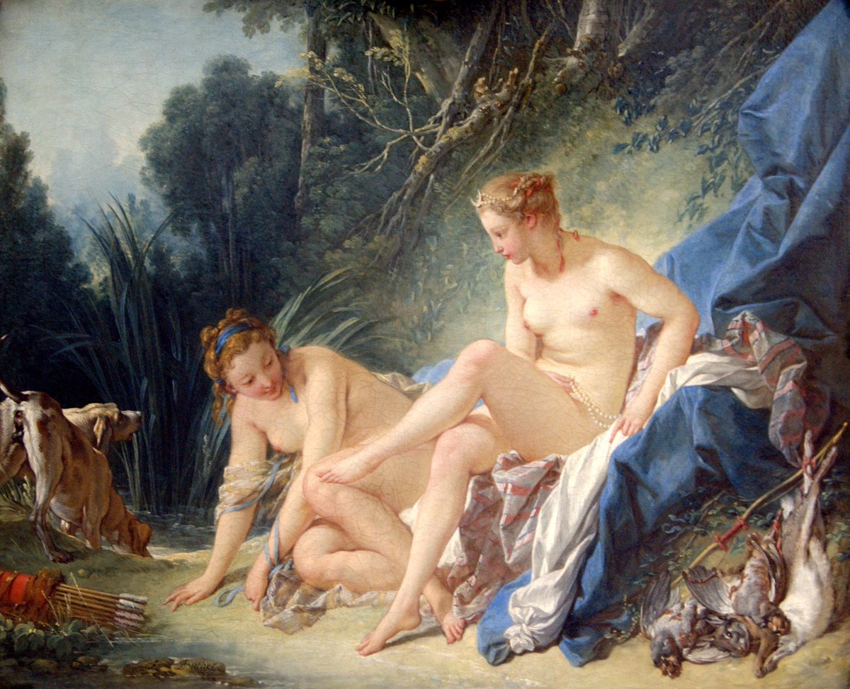 BoucherArtist's tweet photo. Diana getting out of her bath https://t.co/aTkNQUGO4I