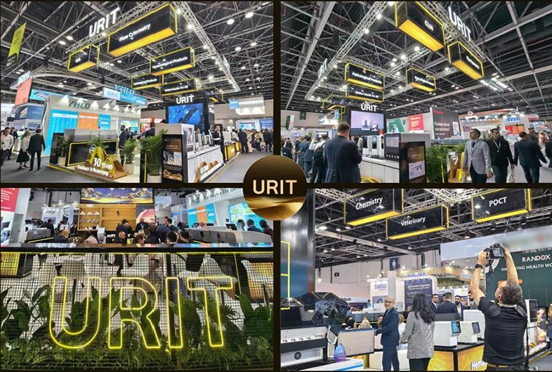URITMedical's tweet photo. 🔬URIT unveiled its new global slogan "Better Health For All" and theme song at Dubai WHX Labs, showcasing an immersive booth featuring its latest diagnostic solutions.
🌏Over 100 international clients attended on the first day, recognizing URIT's automation capabilities. https://t.co/V8GC0hI4CG