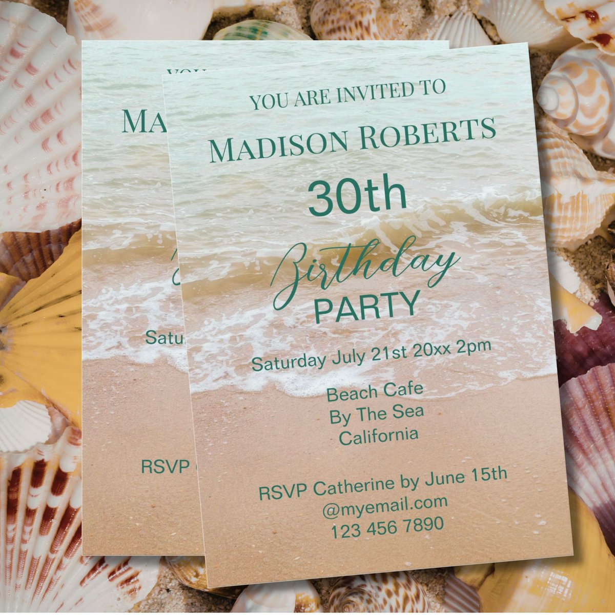 TanyaSmith24978's tweet image. Custom Personalized Beach Party Invitations zazzle.com/30th_birthday_… #zazzlemade #zazzle #personalized #customizable #beach #BeachVibes #beachparty #birthday