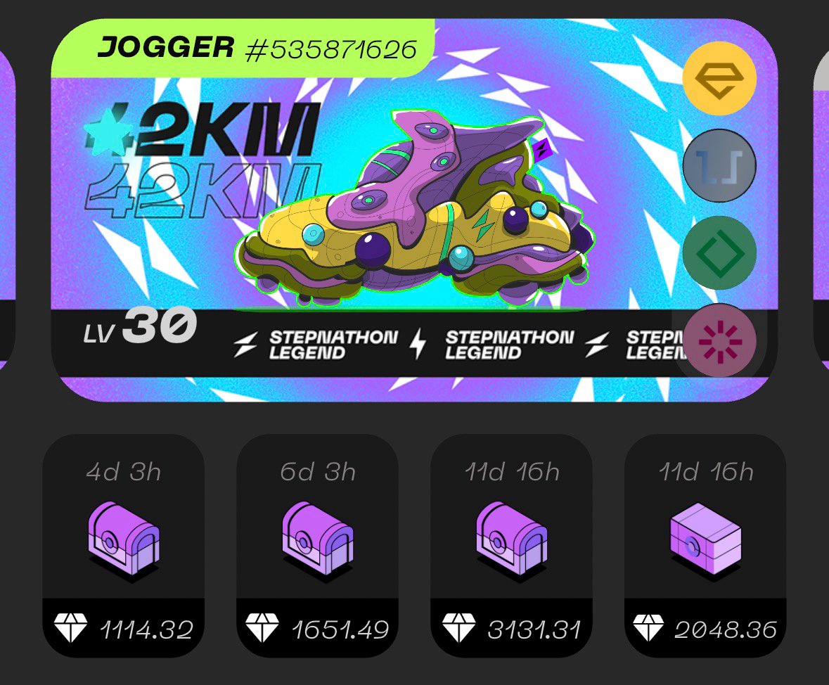 Super_Taxy's tweet image. 🚀 EXCLUSIVE for the community! 🎁 
#StepnGO Gift Bag: 6 Energy FREE ⚡ + Sneaker trial! 👟 G111Ew8MJcnu
Code: G111EvVLpo9C (scan QR or enter manually)
⏳ Limited spots – act within 14 days!

🐈‍⬛ #Mooar 👉 mooar.com/r/SWXWKDN

🚕 🏃🏻🏃🏻‍♀️🏃🏼‍♂️💨 Running together? Who’s jumping in