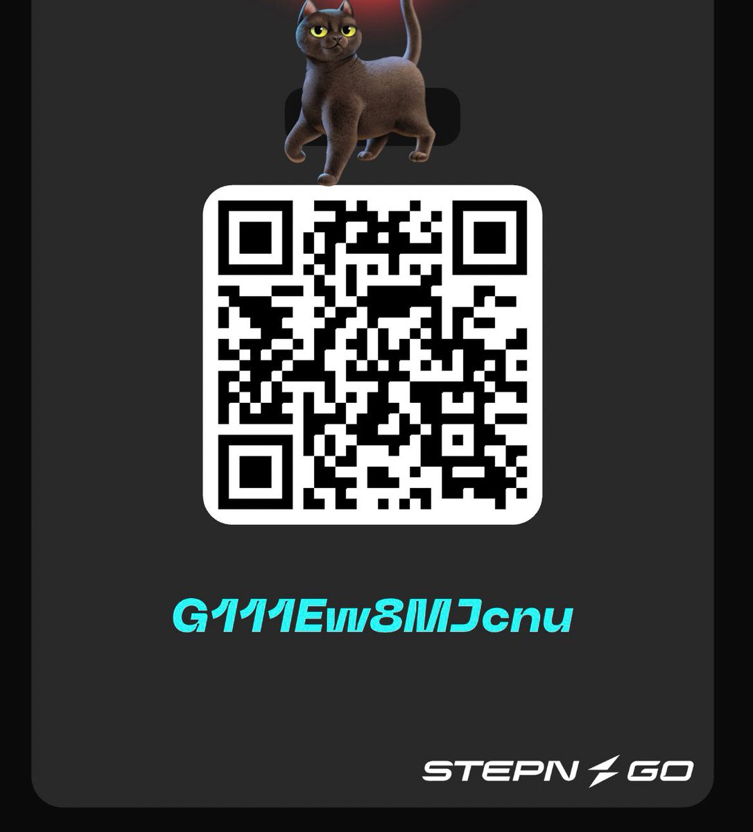Super_Taxy's tweet image. 🚀 EXCLUSIVE for the community! 🎁 
#StepnGO Gift Bag: 6 Energy FREE ⚡ + Sneaker trial! 👟 G111Ew8MJcnu
Code: G111EvVLpo9C (scan QR or enter manually)
⏳ Limited spots – act within 14 days!

🐈‍⬛ #Mooar 👉 mooar.com/r/SWXWKDN

🚕 🏃🏻🏃🏻‍♀️🏃🏼‍♂️💨 Running together? Who’s jumping in