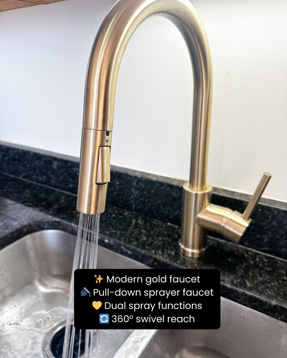BubblyMoments's tweet image. Kitchen refresh 🚰✨
 Pull Down Sprayer Faucet — sleek, flexible &amp;amp; functional 💧

🛒 Shop Here: amzn.to/40dnia4

#KitchenUpgrade #HomeEssentials #AmazonFinds {ad}