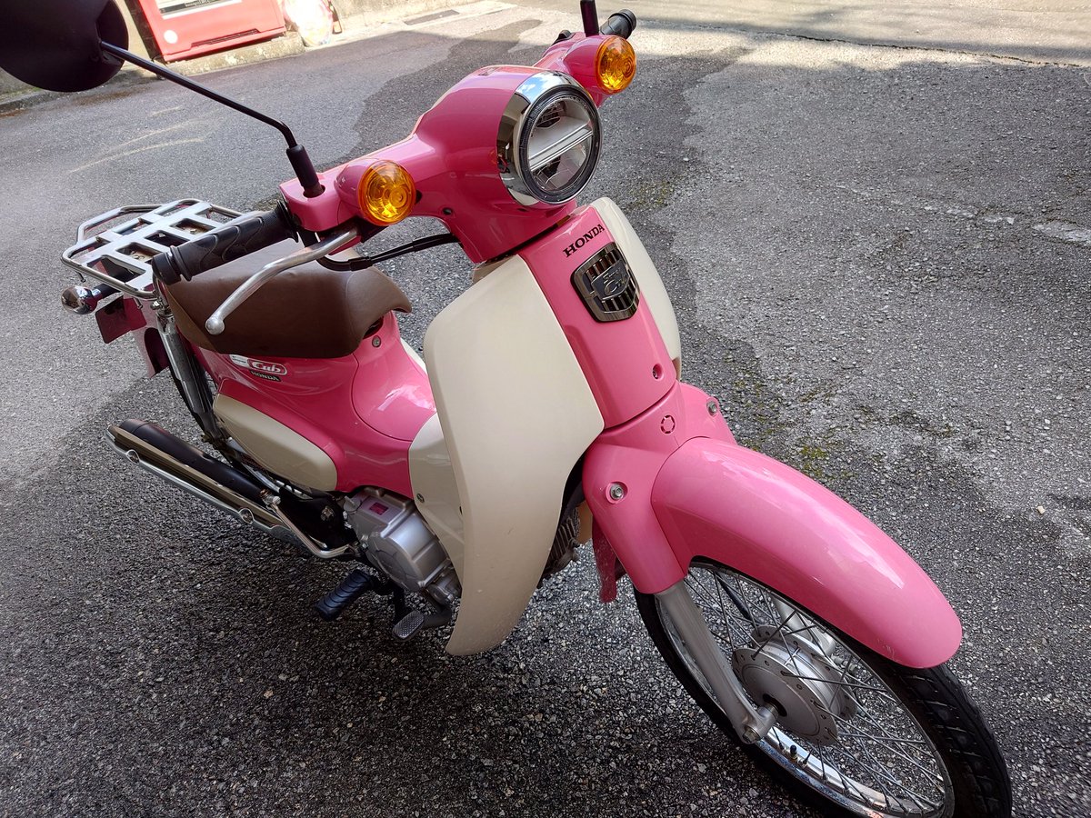 かっこよかわいい!! スーパーカブ欲しい…