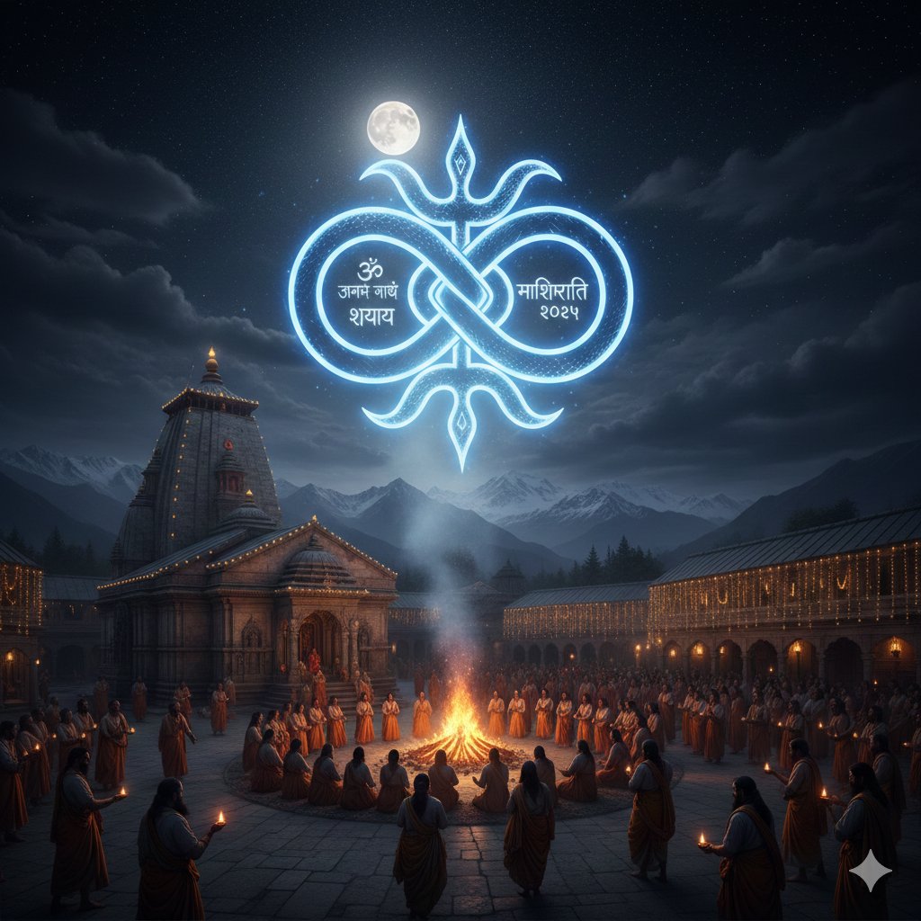 BaluM225271's tweet photo. "The beginning and the end, looped in eternal light. Wishing everyone a blessed Mahashivratri 2025. Om Namah Shivay
#ITLG #ITL #ITLX #intrelink https://t.co/4twdLOrXhM
