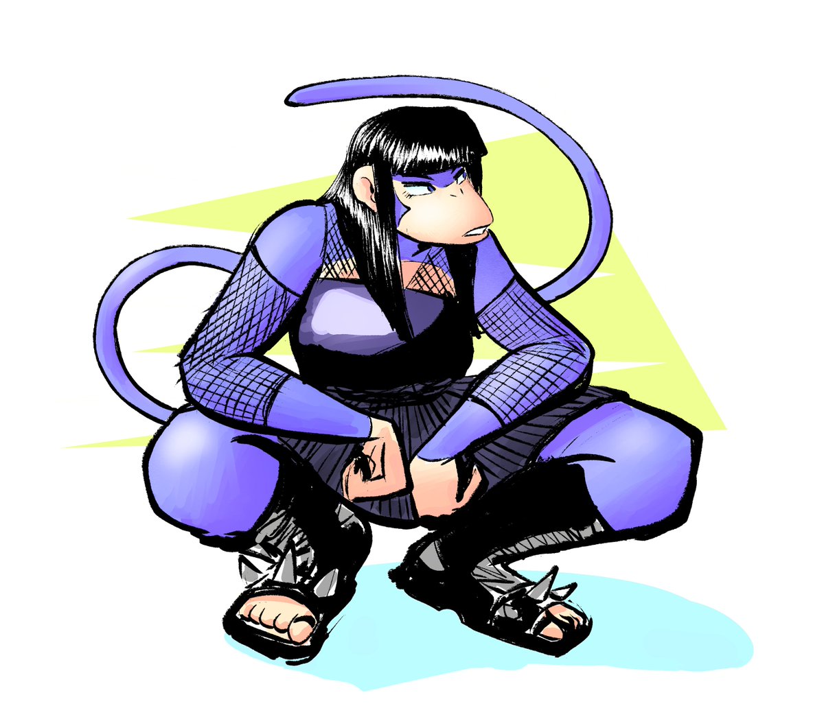 poku239's tweet photo. #SimianSunday featuring @RedusTheRiotAct's Beth I stole just now to draw because i'm evil 😈😈😈 https://t.co/HzycE7RAnL