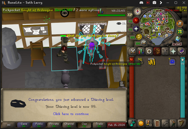 Set_Henk's tweet photo. 99 THIEVING #osrs #runescape #maxingjourney #thieving https://t.co/JxpCjZUOmG