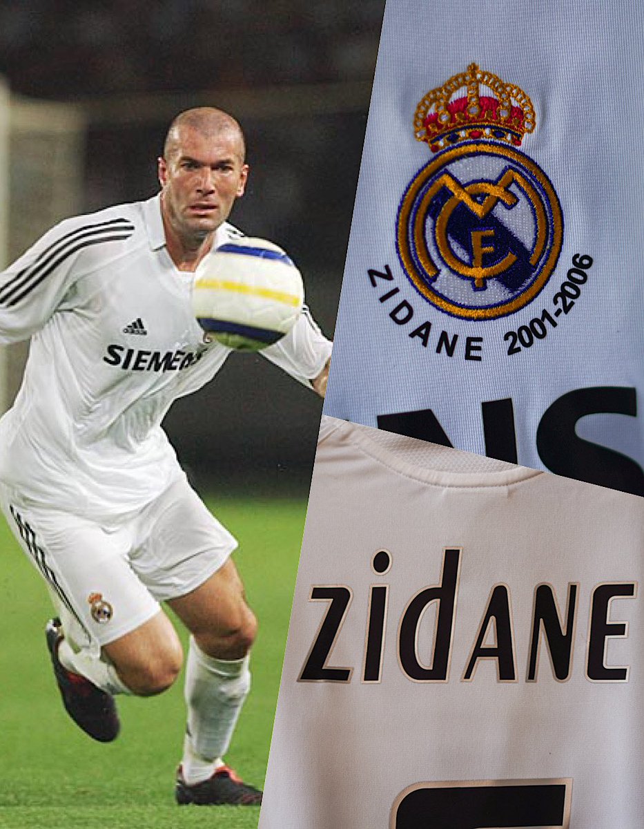 ジャージ紹介第45弾⚽️ レアルマドリード 05-06 (H)ジダン選手