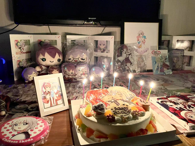 あやちとゆりばケーキ!可愛い #ゆりば