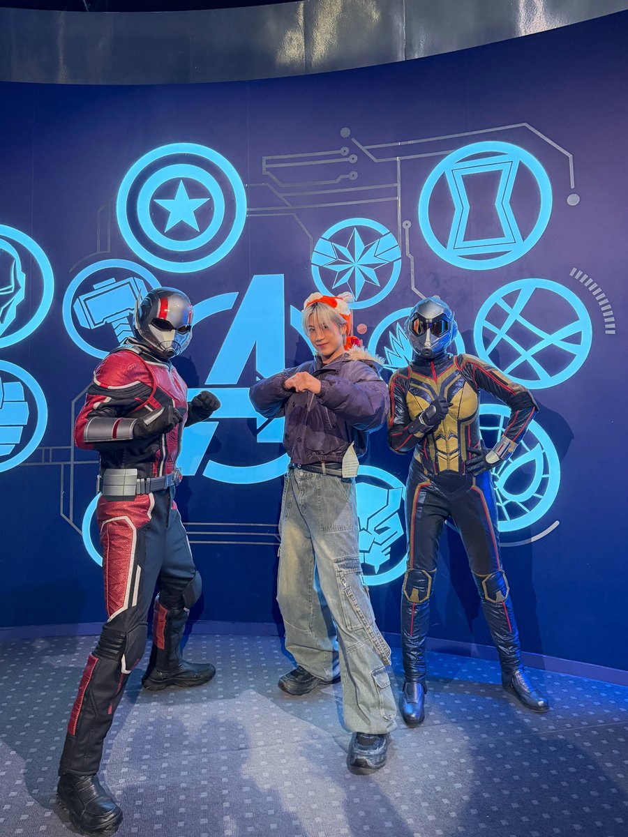 そして！！本当に本当に念願のMARVELグリ😭😭😭
まだまだ会いたいヒーローいっぱいだよ！！！(激重感情 )
TRONはTRONのためだけに来たいぐらいお気に入りのアトラクション！！🏍

#HAYATO #MAZZEL
#まぜジャック 
#MAZZEL_BANQUETBANG