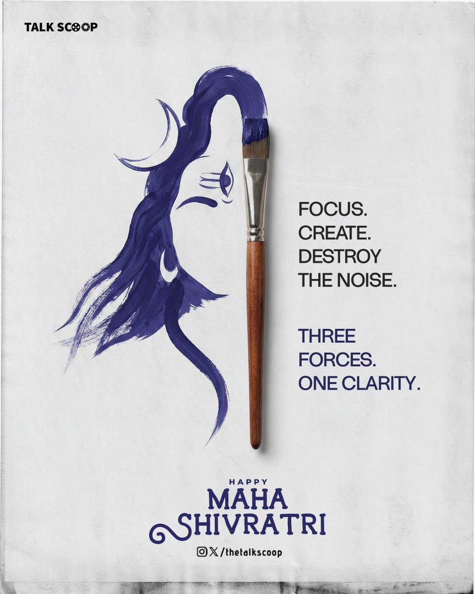 thetalkscoop's tweet photo. May the divine power of Shiva inspire you to be your best on this #MahaShivratri 🕉️✨ https://t.co/26BqklaZEs